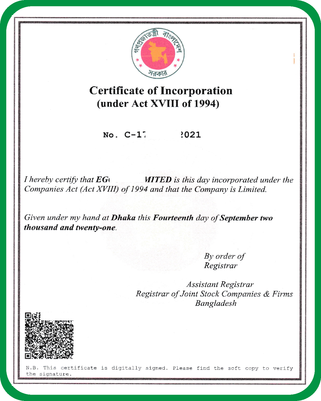 Company Formation